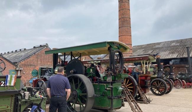 Steam Up at The Brickworks Museum near Southampton, Hampshire