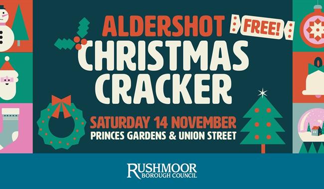 Aldershot Christmas Cracker and Christmas Lights Switch On