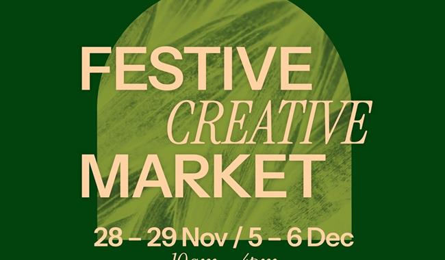 The poster for the Hotwalls Studios Festive Creative Market