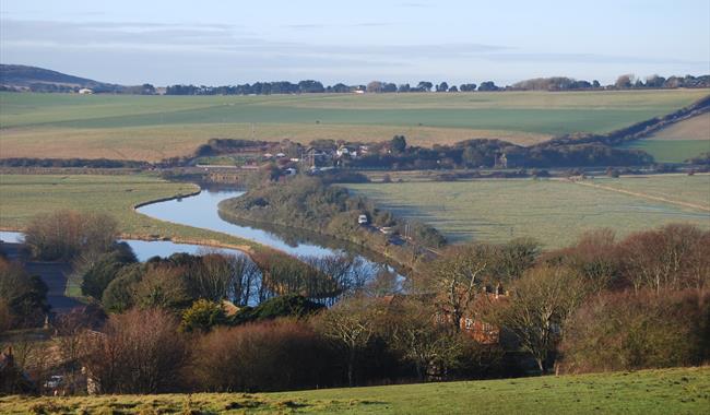 Descent to the Cuckmere valley