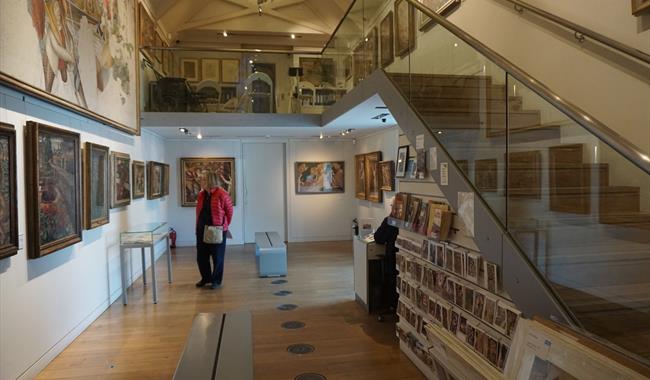 Interior of the Stanley Spencer Gallery, Cookham