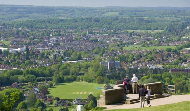 View from Box Hill in Surrey