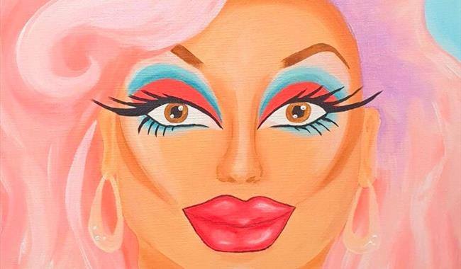 Drag queen artwork