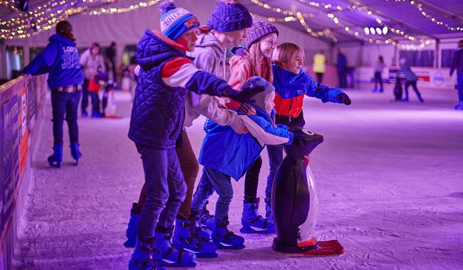 Family Ice Skating in Worthing