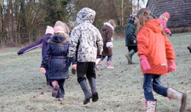 Children in a circle