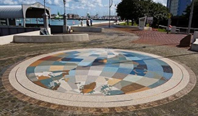 The Falklands Memorial Gardens, Gosport, with fantastic views over Portsmouth Harbour