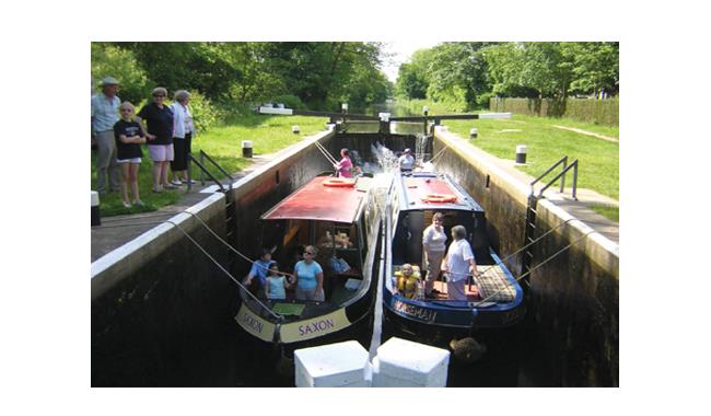 River boats outside Farncombe Boat House