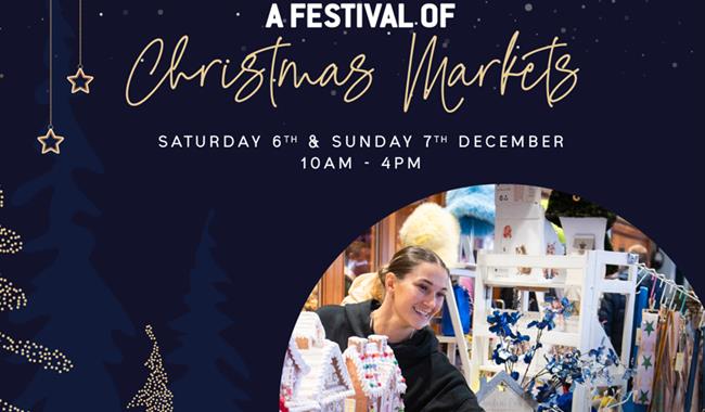 Poster for the Festival of Christmas Markets at Port Solent