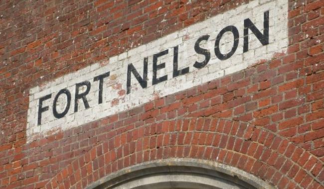 Entrance to Fort Nelson
