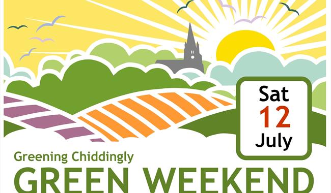 Poster for Greening Chiddingly Green Weekend 2025