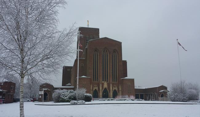 Guildford Cathedral at Winter Time