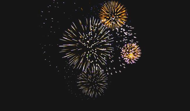HMS Sultans Fireworks in Gosport, Hampshire