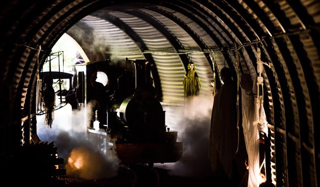 Ghost Train at Exbury Gardens