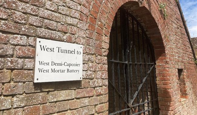 Entrance to the West Tunnel at Fort Nelson