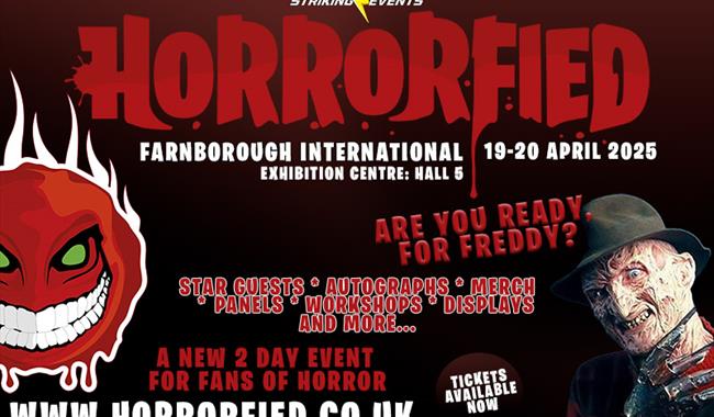 Horrorfied 19-20 April 2025 - A New 2 Day Event For Fans of Horror