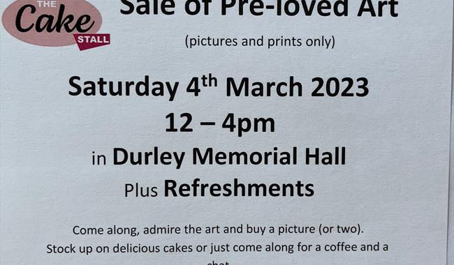 Pre-loved Art Sale in Durley