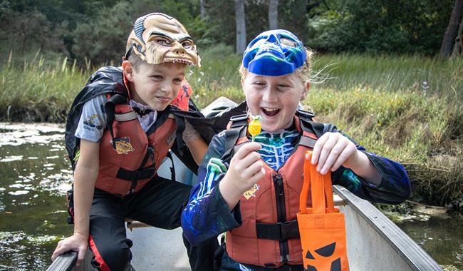 Canoe Halloween Treasure Hunt with New Forest Activities