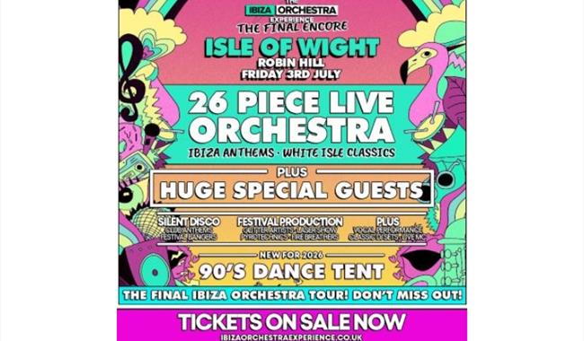 Isle of Wight, Things to do, Ibiza Orchestra, Concert, Robin Hill, Downend, Newport