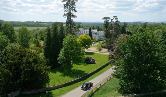 The entrance at Buxted Park Hotel