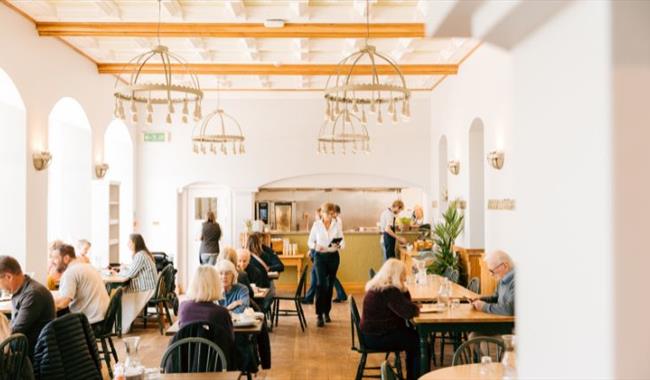 Inside the West Dean Gardens Kitchen in Chichester