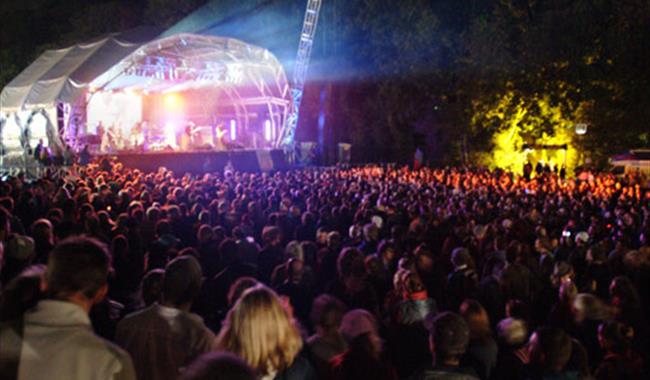 Bestival at night, Credit Isle of Wight Tourism