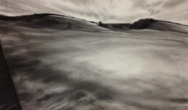 Kate Boucher - Charcoal landscape