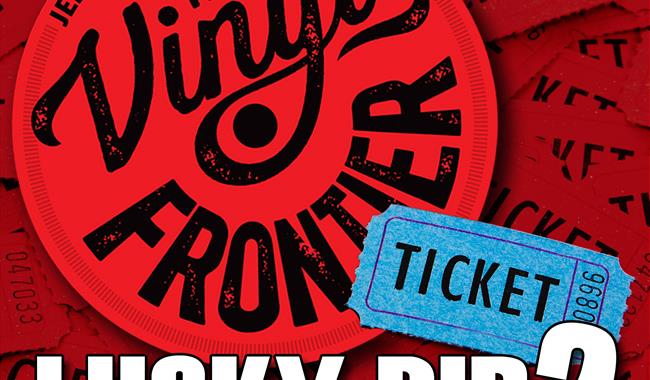 Text: Jeff Lloyd Presents The Vinyl Frontier Lucky Dip 2