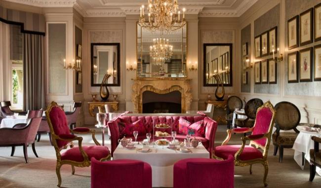 Luxury Drawing Room at Alexander House Hotel in West Sussex
