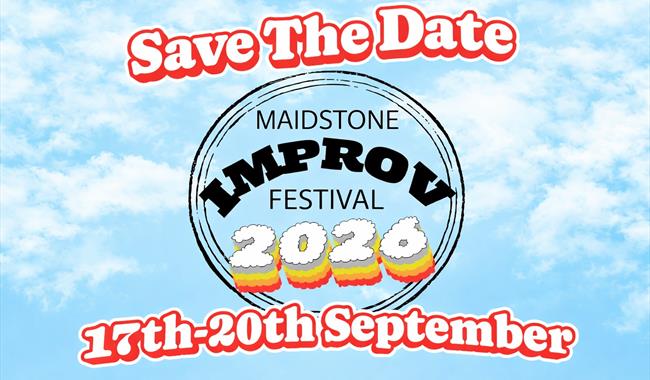 Save the data announcement for Maidstone Improv Festival 17th to 20th September