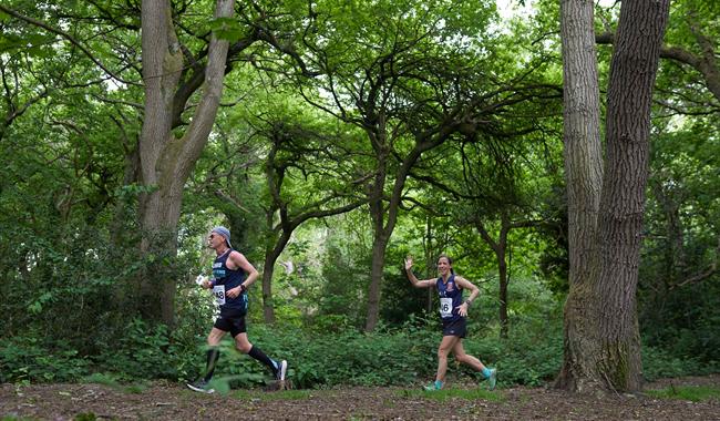Runners on Course