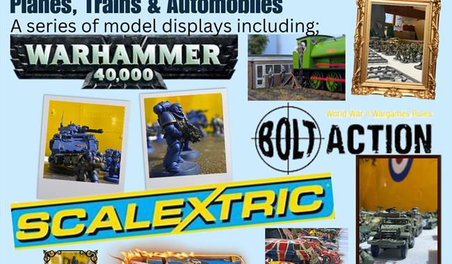 Poster of model displays and layouts