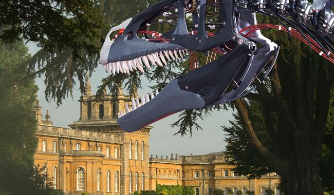 Megalosaurus at Blenheim Palace South Lawn