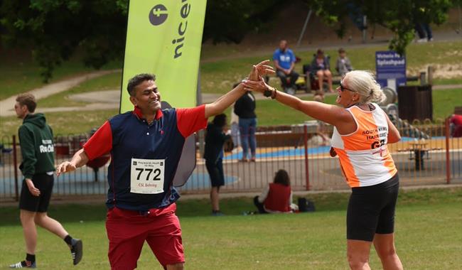 Runners at Mid Sussex Marathon Weekend
