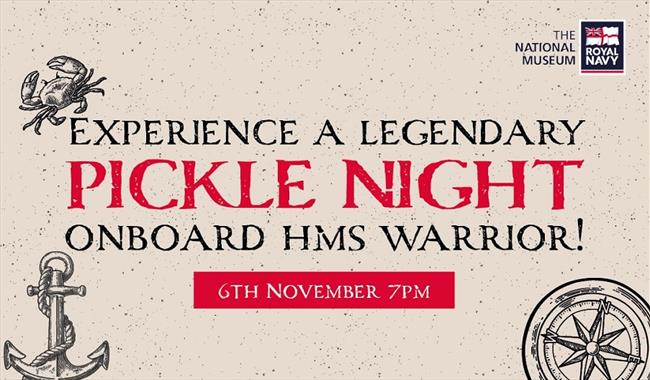 Illustration for Pickle Night Onboard HMS Warrior