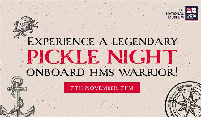 Illustration for Pickle Night Onboard HMS Warrior