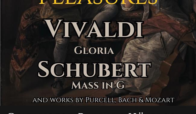 Concert singing Vivaldi, Schubert, Purcell, Bach and Mozart