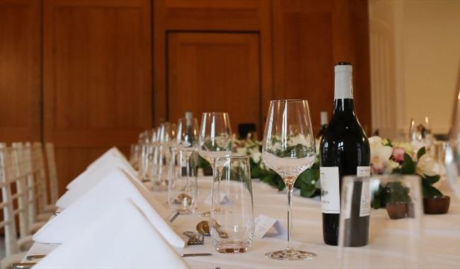 Private dining at Leonardslee Wine Estate, West Sussex