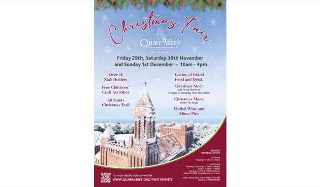 Isle of Wight, Things to do, Christmas Fair, Quarr Abbey, Ryde