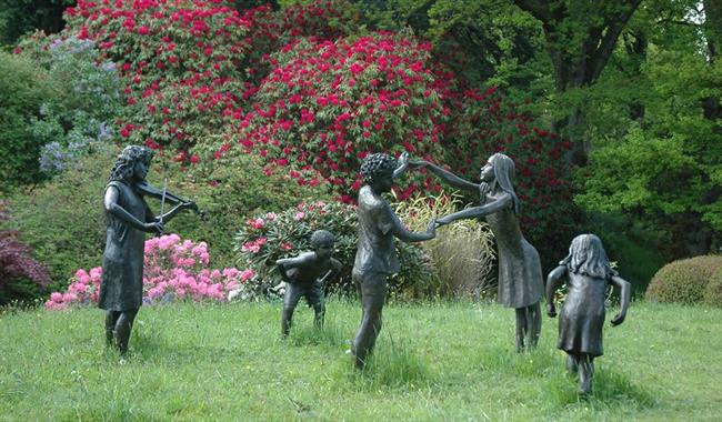 Sculptures at Ramster Gardens