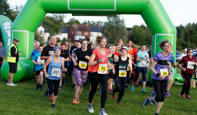 Runners on Course