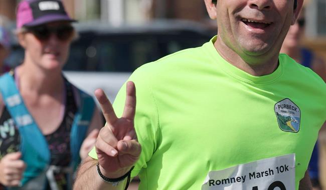 Runners at Romney Marsh 10k
