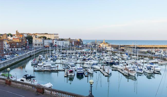 Royal Harbour, Ramsgate.  Credit Tourism at Thanet District Council
