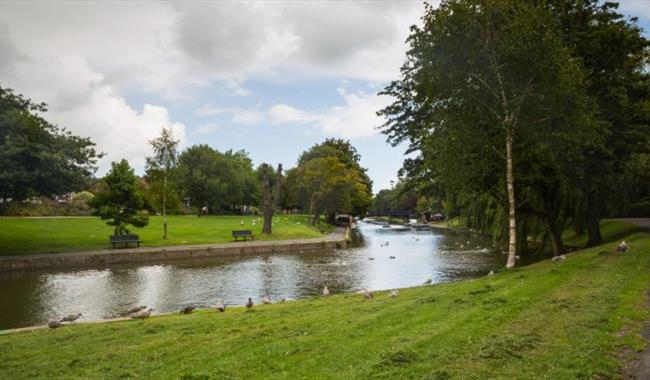 Royal Military Canal in Hythe, Kent