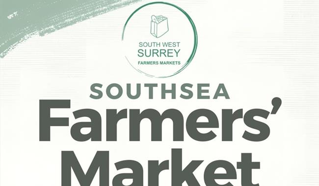 Logo for the Southsea Farmers' Market, organised by South West Surrey Farmers Markets