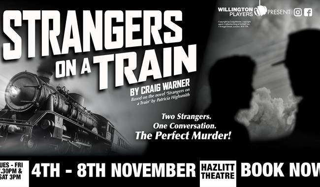 poster for Stranders on a train