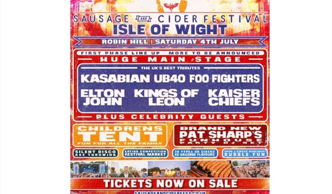 Isle of Wight, things to do, Sausage and Cider Festival, Robin Hill, Downend, Newport