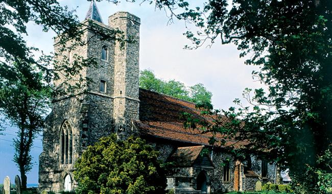 Exterior of St James Church, Rochester, Kent