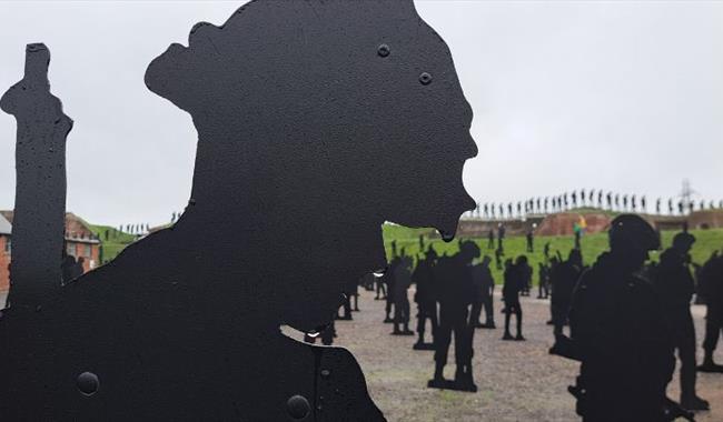 Image of Standing with Giants taken at Fort Nelson, Portsmouth