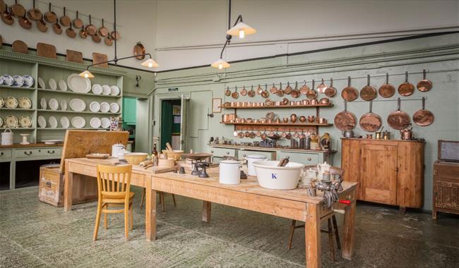 The old kitchen at Stansted House