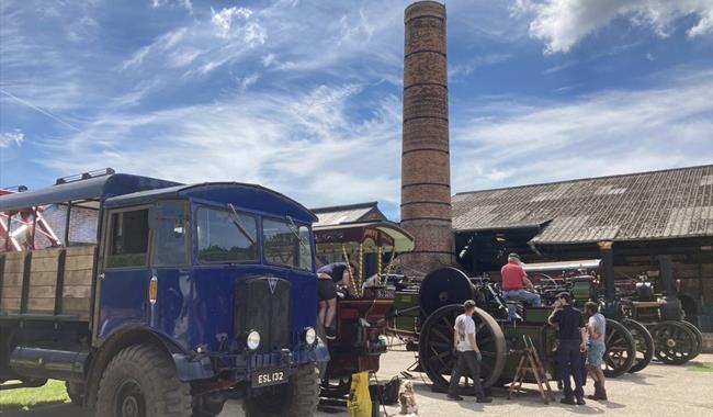 Steam up at The Brickworks Museum